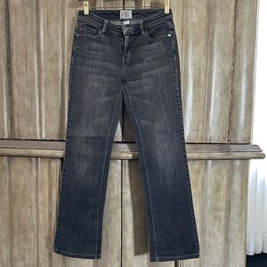 White House Black Market Blanc Collection Charcoal Straight Leg Jeans